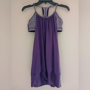 Lululemon No Limit Workout Tank Top Racerback Shelf Bra Size 6